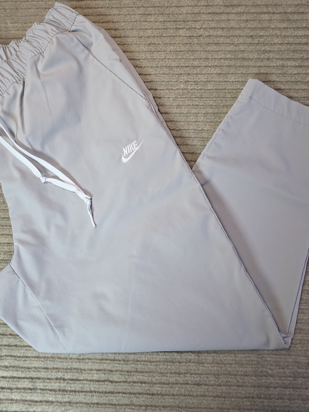 NIKE Men's Club Woven Tapered Pants Size XXL Gray
